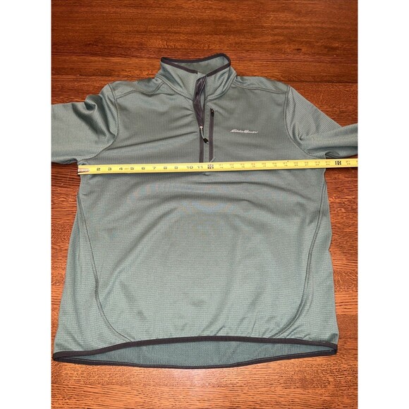 Eddie Bauer Men’s Half Zip Activator Grid Fleece Pullover- Storm S NWT - Picture 7 of 8